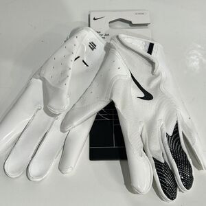 Nike Vapor Jet 8.0 Football Receiver Pass Gloves White Black Unisex XL